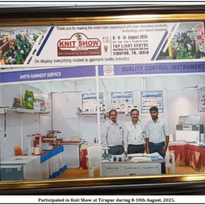 KNit show Tirupur 2025 photo medal