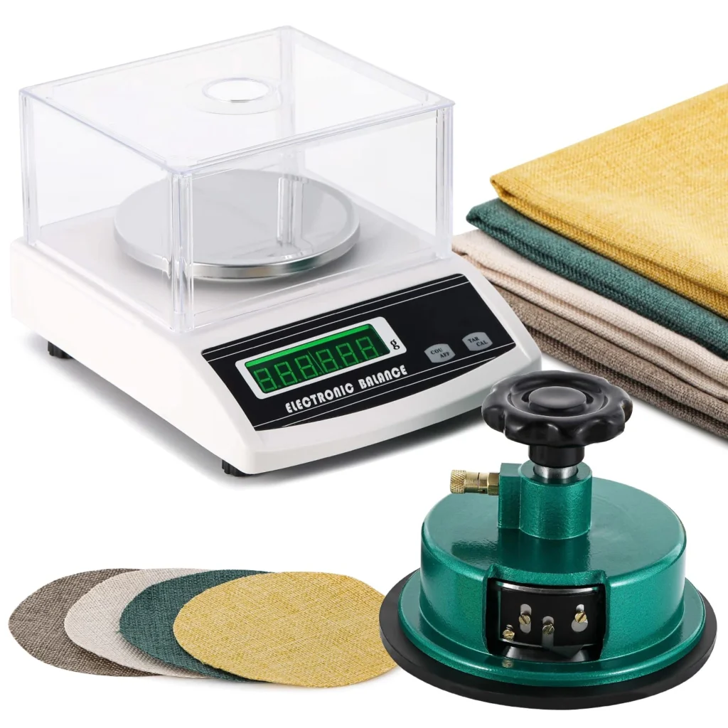 GSM Scale and GSM Cutter used for fabric GSM testing