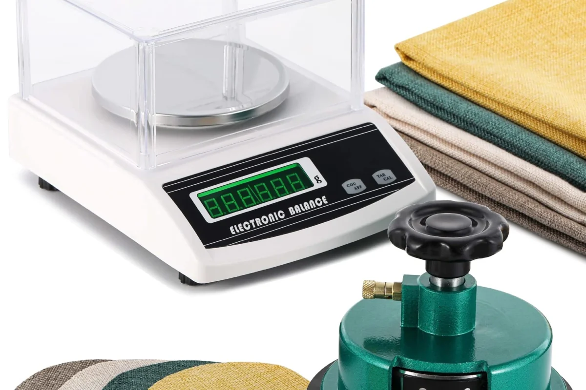 GSM Scale and GSM Cutter used for fabric GSM testing