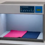 Color Matching Cabinet used for fabric color testing in textile laboratory