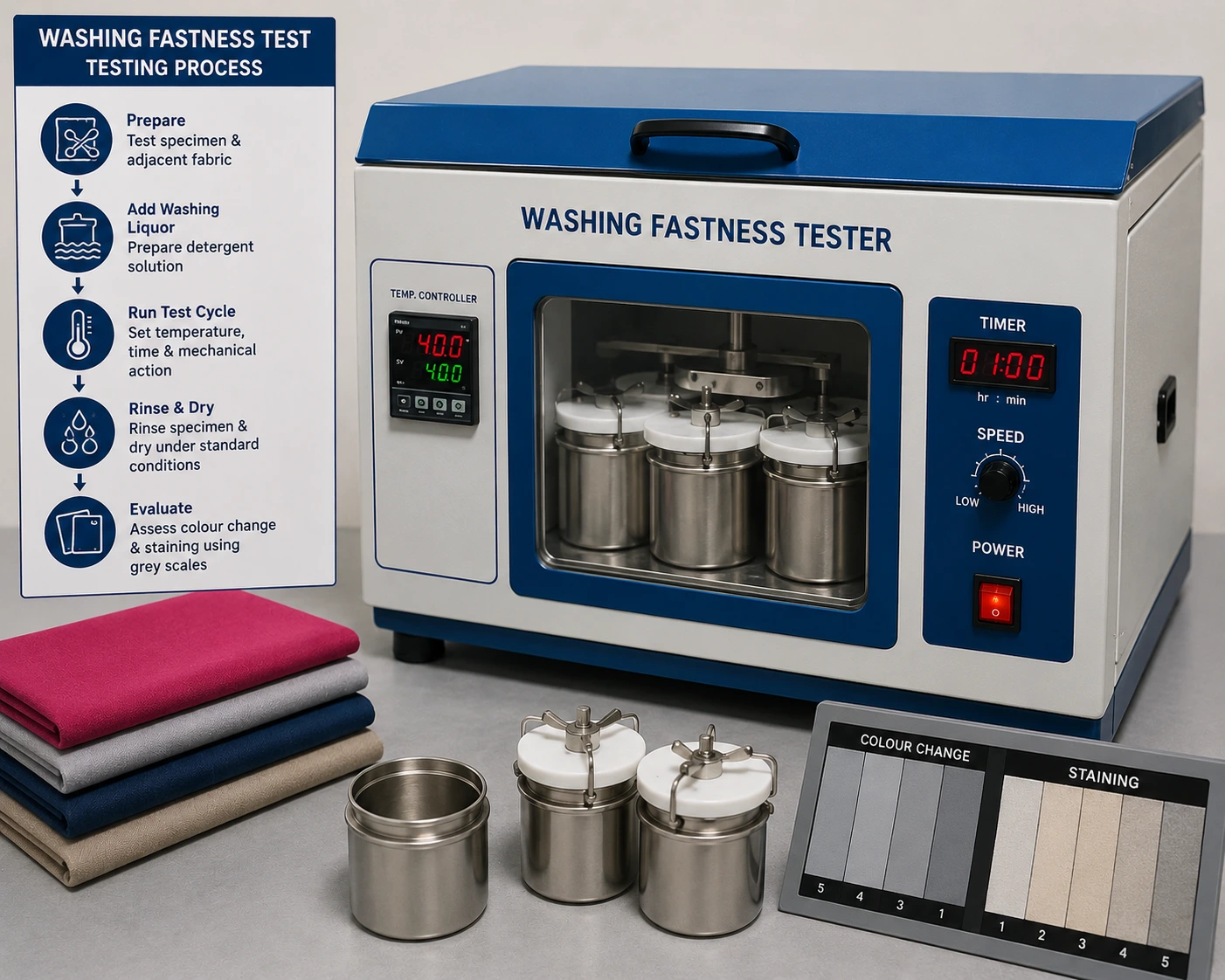 washing fastness tester