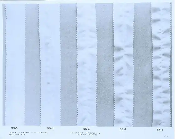 AATCC Seam Smoothness Photographs-Single Needle