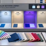 Color Matching Cabinet with D65, TL84 and UV light sources for textile colour assessment